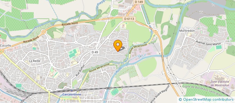 localisation de l'entreprise BLF à CARCASSONNE