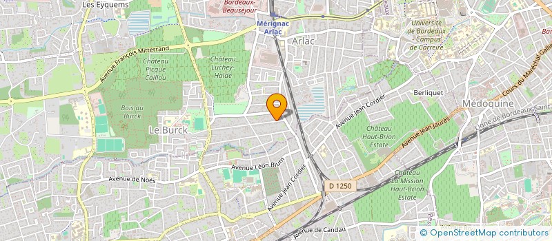 localisation de l'entreprise BLF  MERIGNAC