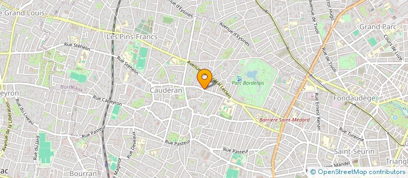 localisation de l'entreprise BLF  BORDEAUX