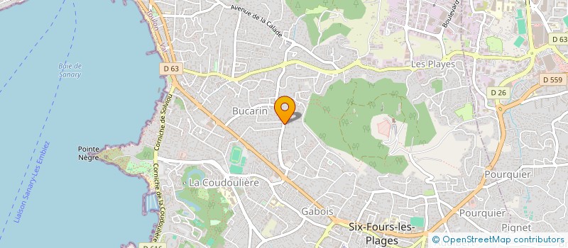 localisation de l'entreprise BLF DISTRIBUTION à SIX FOURS LES PLAGES