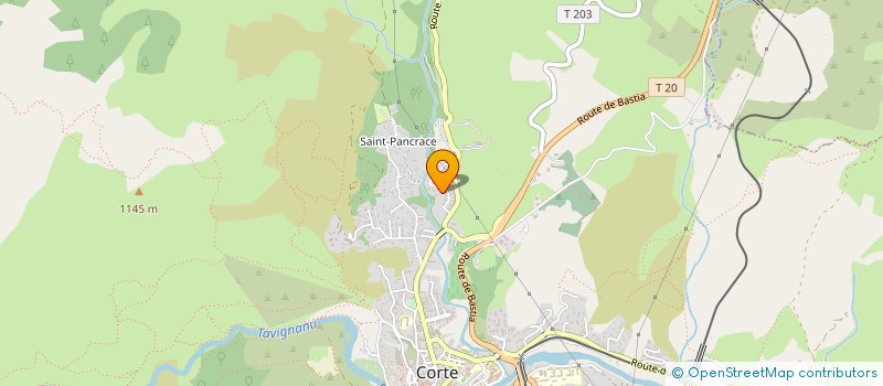localisation de l'entreprise BLF FAMILIALE à CORTE