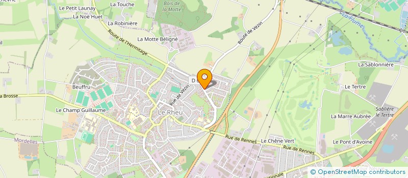 localisation de l'entreprise BLF IMMOBILIER  LE RHEU