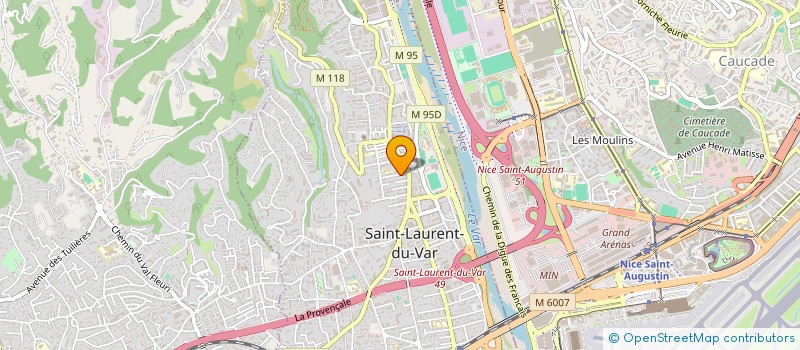 localisation de l'entreprise BLF IMMOPLUS  SAINT-LAURENT-DU-VAR