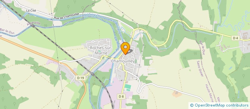 localisation de l'entreprise BLFM à CHAMOUILLEY