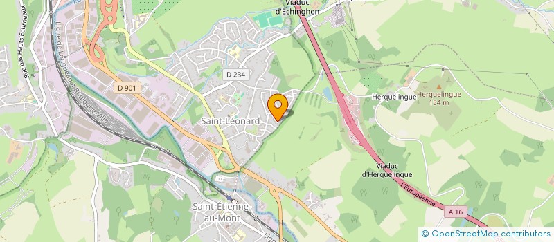 localisation de l'entreprise BLFR TRANSPORT  SAINT-LEONARD