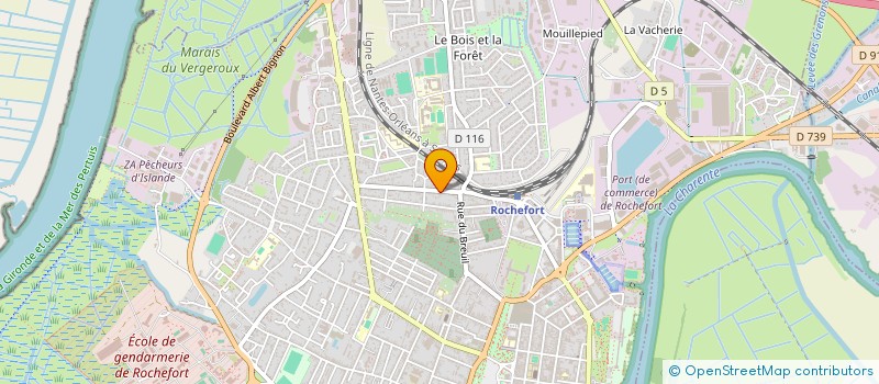 localisation de l'entreprise BLFRM  ROCHEFORT