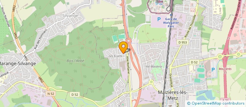 localisation de l'entreprise BLG  JARNY