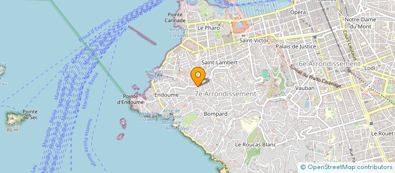 localisation de l'entreprise BLG à MARSEILLE