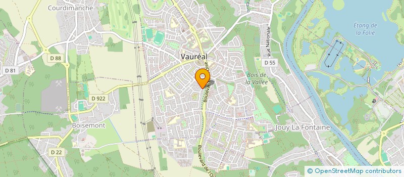 localisation de l'entreprise BLG CONNEXION à VAUREAL