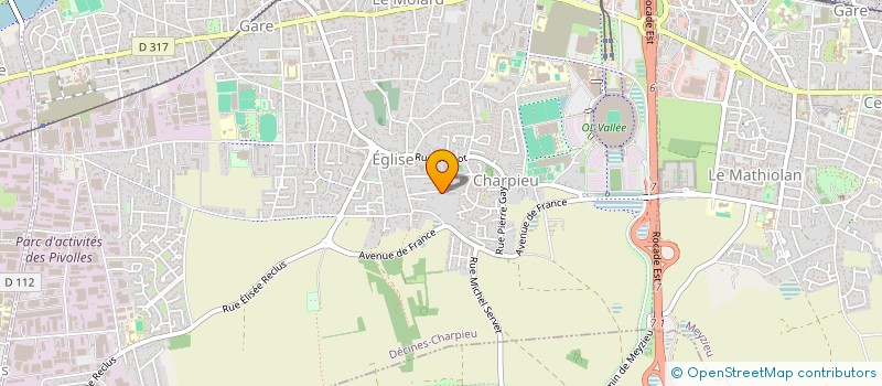 localisation de l'entreprise BLG ENERGIES  DECINES-CHARPIEU