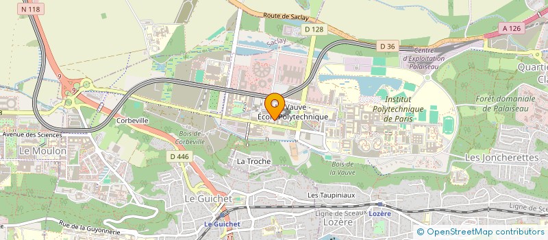 localisation de l'entreprise BLG FINANCE  PALAISEAU