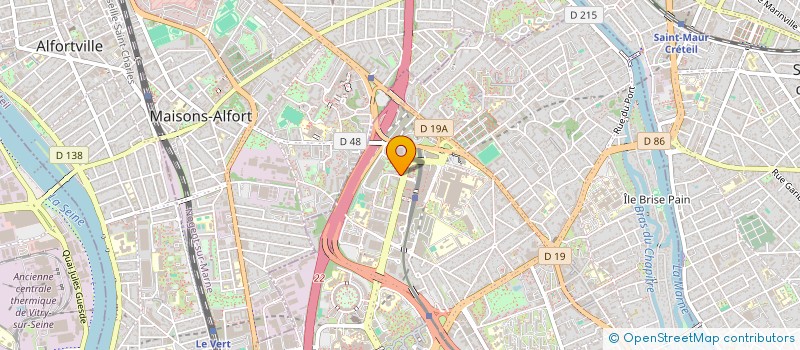 localisation de l'entreprise BLG FOOD à CRETEIL