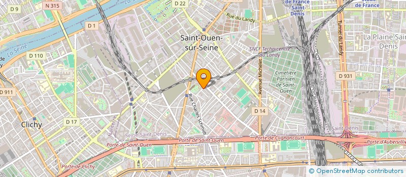 localisation de l'entreprise BLG HOLDING à SAINT-OUEN-SUR-SEINE
