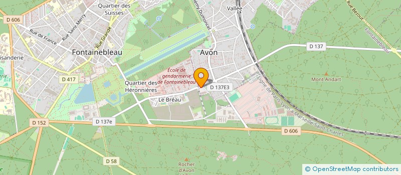 localisation de l'entreprise BLG MATERIAUX à AVON
