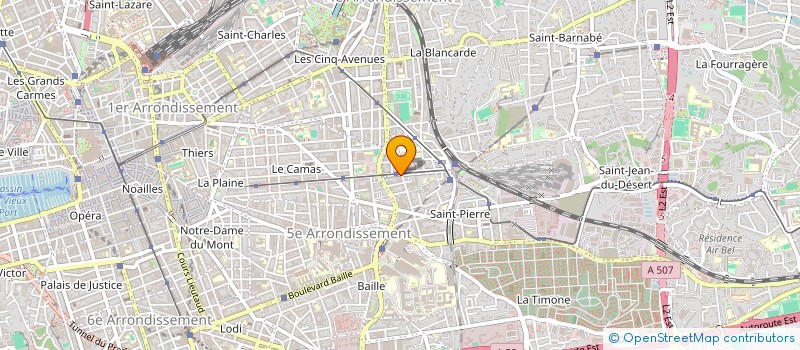 localisation de l'entreprise BLG-TRANS à MARSEILLE