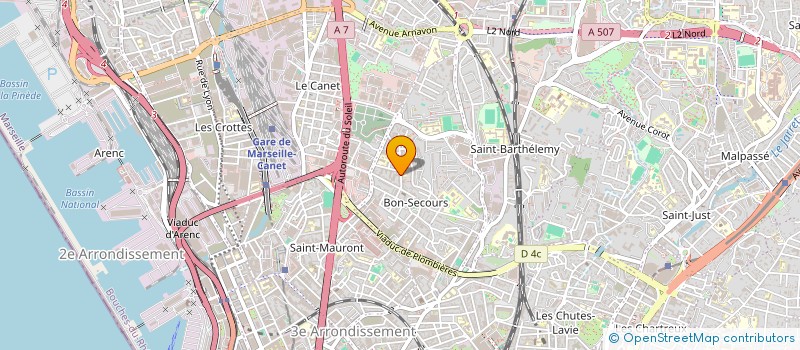 localisation de l'entreprise BLGD ENTREPRISE à MARSEILLE