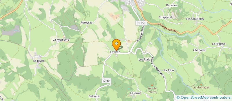 localisation de l'entreprise BLGL  SAINT-JULIEN-CHAPTEUIL