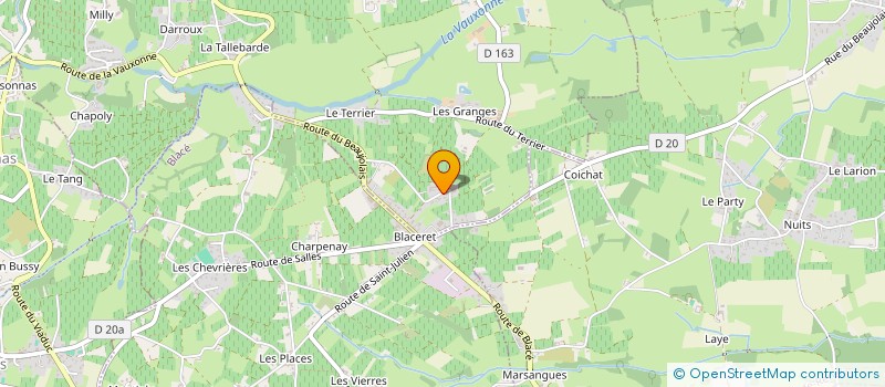 localisation de l'entreprise BLGP INVEST  SAINT-ETIENNE-DES-OULLIERES