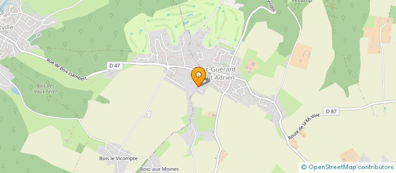 localisation de l'entreprise BLH  BOSC-GUERARD-SAINT-ADRIEN