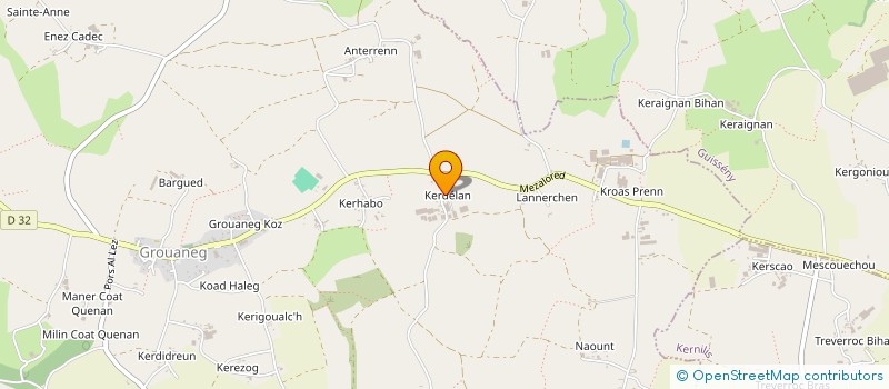 localisation de l'entreprise BLH  PLOUGUERNEAU
