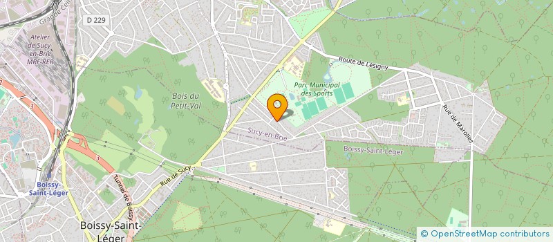 localisation de l'entreprise BLH AUDIT ET EXPERTISE à SUCY-EN-BRIE