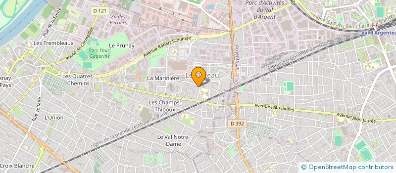 localisation de l'entreprise BLH FORMATIONS à SARTROUVILLE