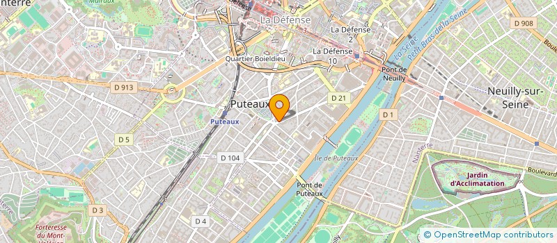 localisation de l'entreprise BLH IMMOBILIER  PUTEAUX