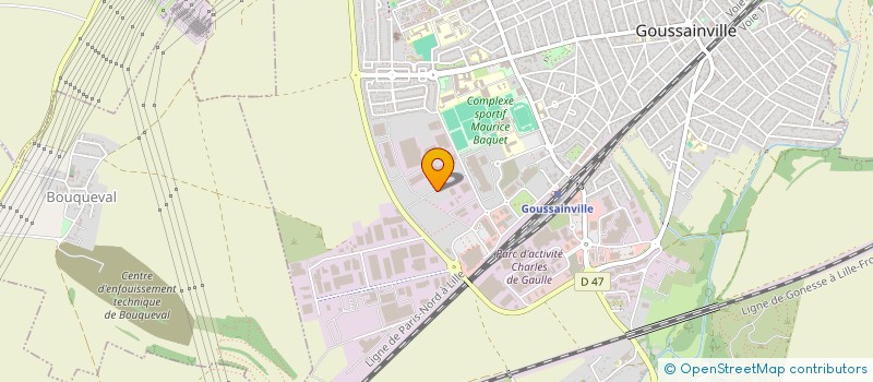 localisation de l'entreprise BLH PAVAGE  GOUSSAINVILLE