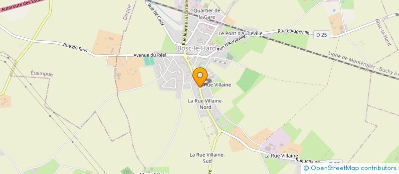 localisation de l'entreprise BLH WINES à BOSC-LE-HARD