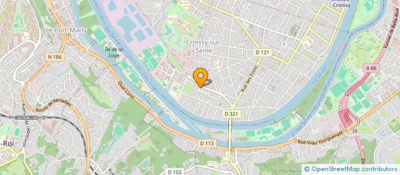 localisation de l'entreprise BLHP à CROISSY-SUR-SEINE