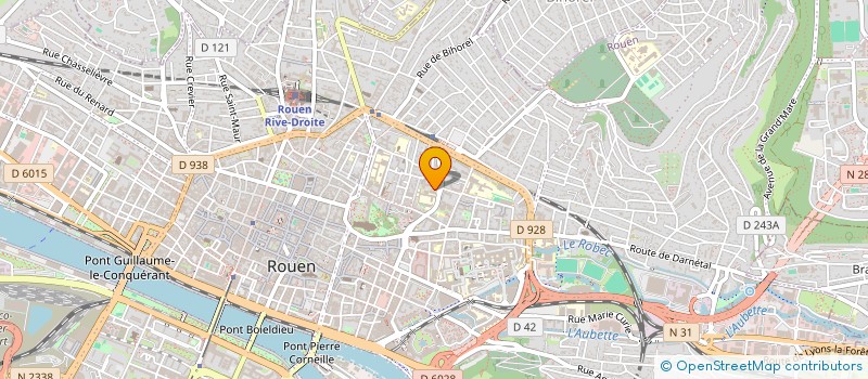 localisation de l'entreprise BLI à ROUEN