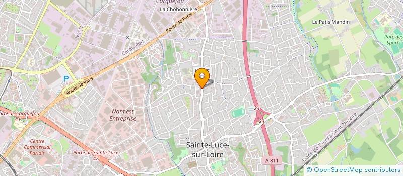 localisation de l'entreprise BLI  SAINTE-LUCE-SUR-LOIRE