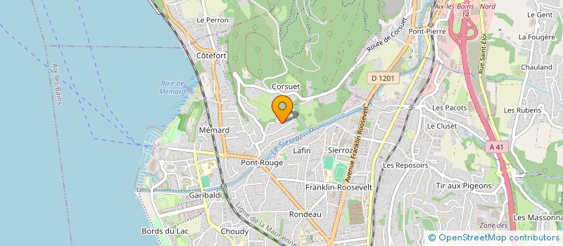 localisation de l'entreprise BLI SVR NORVEGE  AIX-LES-BAINS