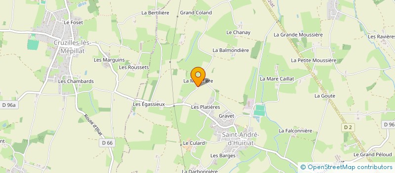 localisation de l'entreprise BLICES MANUTENTION  SAINT-ALBAN-DE-ROCHE