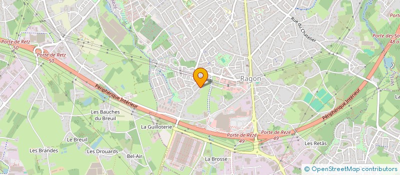 localisation de l'entreprise BLIDEL  REZE