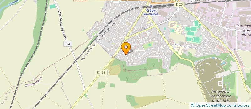 localisation de l'entreprise BLIINK  CREPY-EN-VALOIS