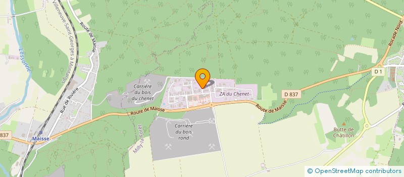 localisation de l'entreprise BLIK à MILLY-LA-FORET