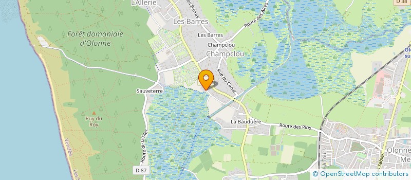 localisation de l'entreprise BLIK à LES SABLES D'OLONNE