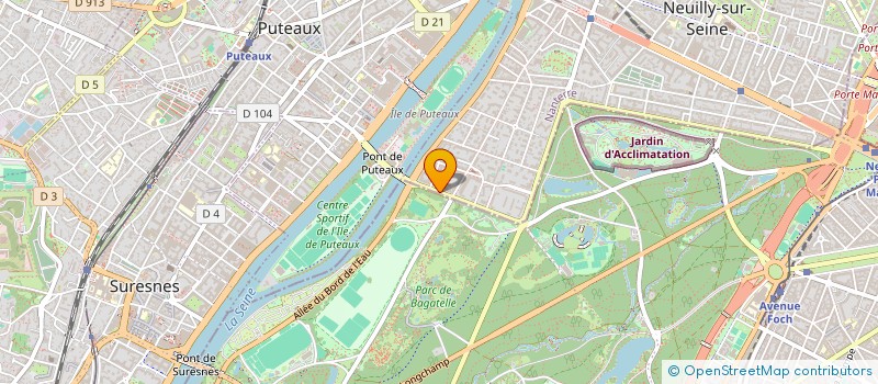 localisation de l'entreprise BLIKA  NEUILLY-SUR-SEINE