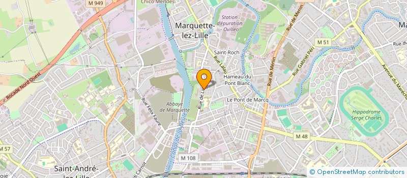 localisation de l'entreprise BLIMMO  MARQUETTE-LEZ-LILLE