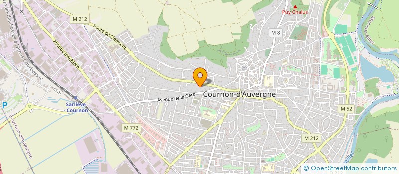 localisation de l'entreprise BLIMMO  COURNON-D'AUVERGNE