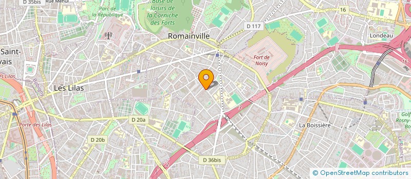 localisation de l'entreprise BLIN ET COMPAGNIE à ROMAINVILLE