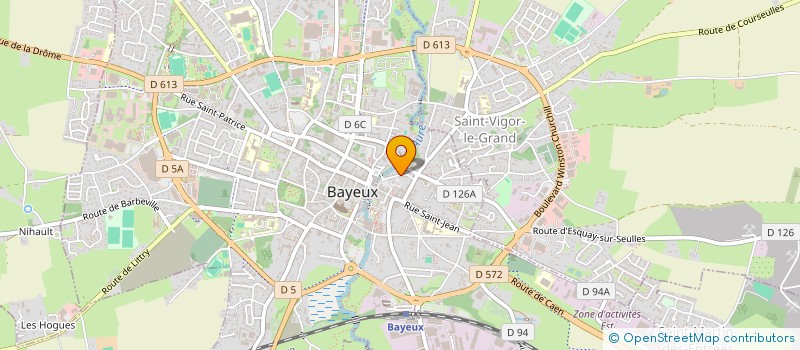 localisation de l'entreprise BLIN FERRERO  BAYEUX