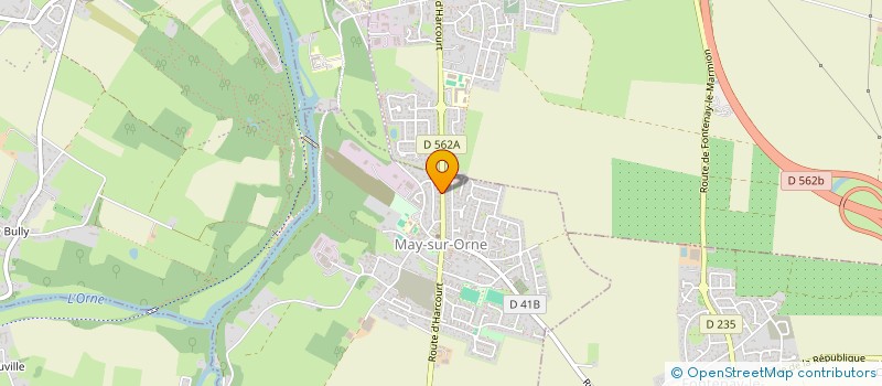 localisation de l'entreprise BLIN-FRONTIN à MAY-SUR-ORNE