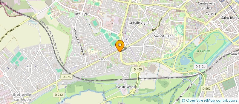 localisation de l'entreprise BLIN HOLDING à CAEN