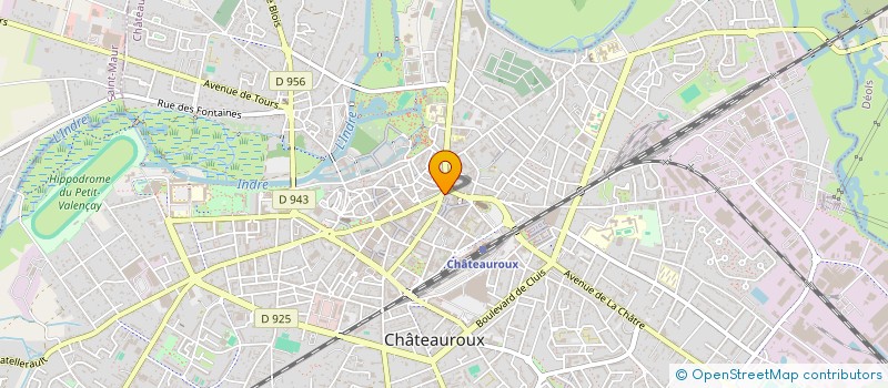 localisation de l'entreprise BLIN TROUVE à CHATEAUROUX