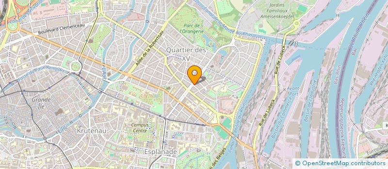 localisation de l'entreprise BLIND à STRASBOURG
