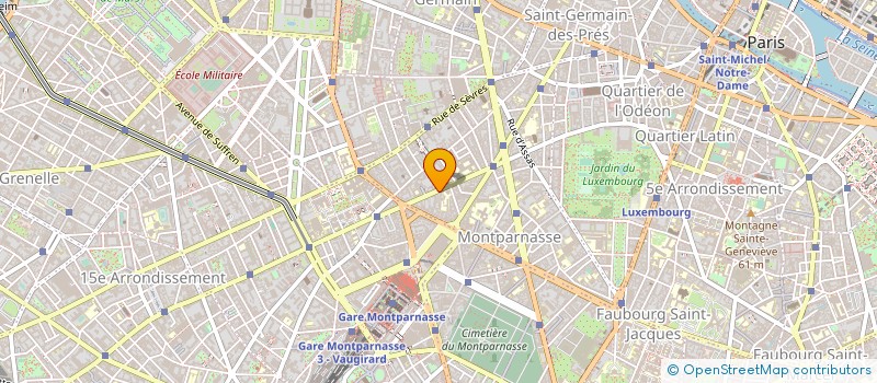 localisation de l'entreprise BLINDAGE SECURITE VAUGIRARD à PARIS