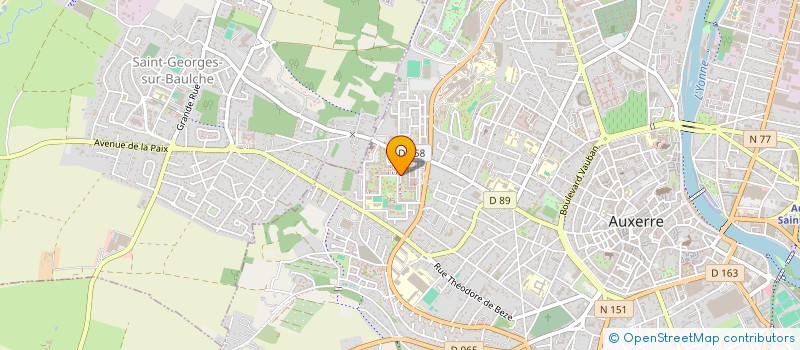 localisation de l'entreprise BLINDEX SECURITE à AUXERRE