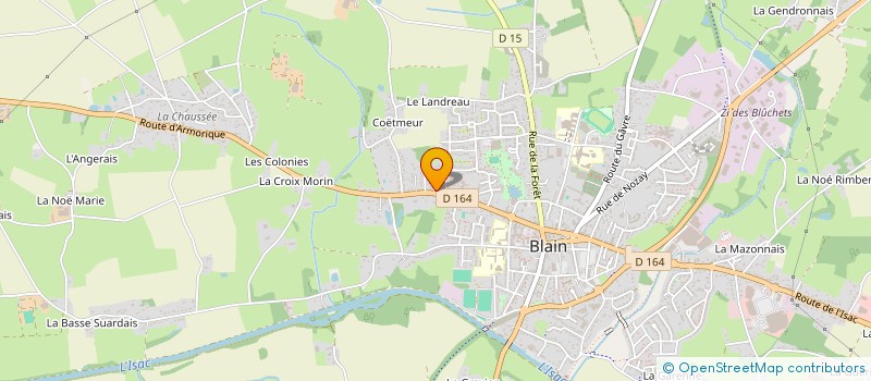 localisation de l'entreprise BLINIS  BLAIN